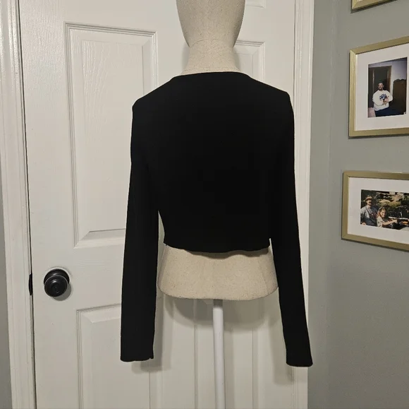 Sunday Best Black Button-Up Cardigan - Picture 4 of 7